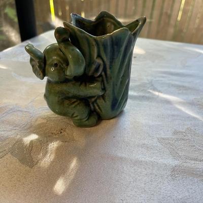 Small elephant planter