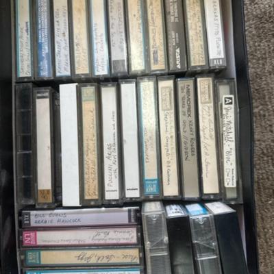 Large lot of cassette tapes