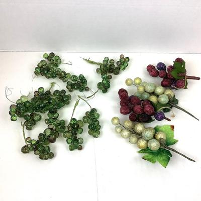 285 Faux Grapes Ornaments Floral Arrangements