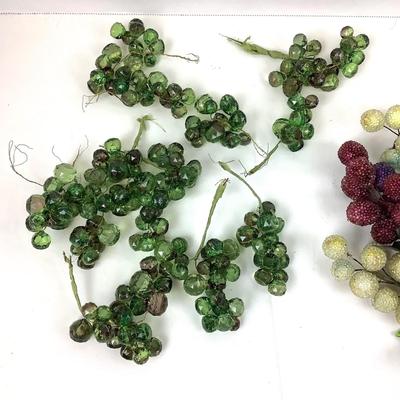 285 Faux Grapes Ornaments Floral Arrangements