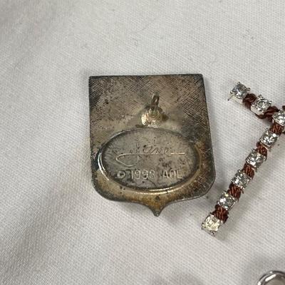 925 Cross Necklaces with Ring & Bracelets (B5-SS)