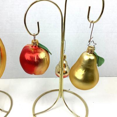 288 Inge Glass Fruit Ornaments