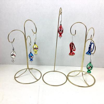 291 Vintage Miniature Glass Ornament Lot Horns