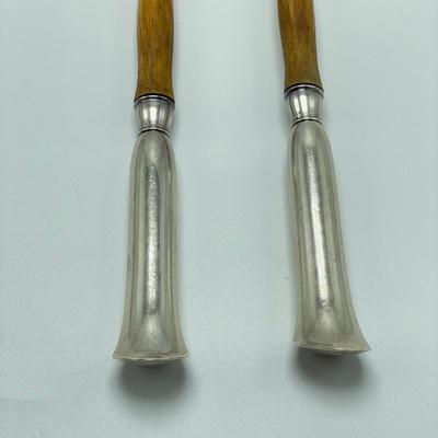 Sterling & Wood Salad Servers (B5-SS)