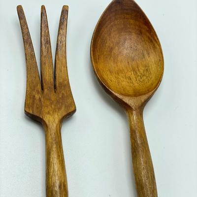 Sterling & Wood Salad Servers (B5-SS)