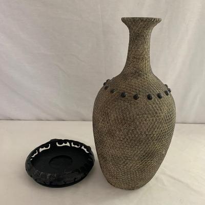 Three Vases with Faux Flowers (LR-HS)