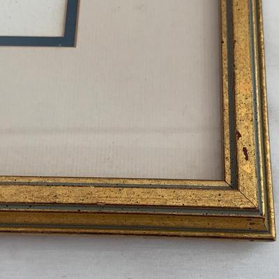 Framed Janet Gerlach Iris Watercolor Painting (LR-HS)