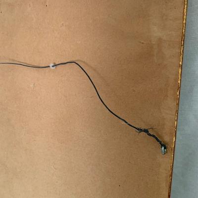 Framed Janet Gerlach Iris Watercolor Painting (LR-HS)