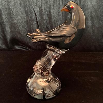 Allan Scharff Georg Jensen & Murano Glass Bird Figurines with 925 (K-HS)