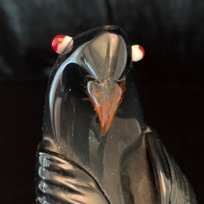 Allan Scharff Georg Jensen & Murano Glass Bird Figurines with 925 (K-HS)