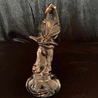 Allan Scharff Georg Jensen & Murano Glass Bird Figurines with 925 (K-HS)