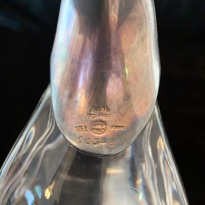 Allan Scharff Georg Jensen & Murano Glass Bird Figurines with 925 (K-HS)