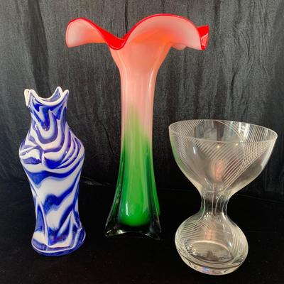 Unique & Colorful Glass Vases (DR-HS)