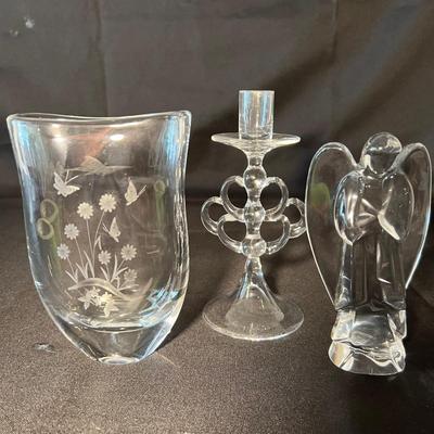Baccarat Glass Angel Figurine & More (LR-RG)