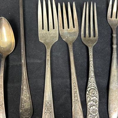 Mixed Fork and Spoon Lot for Use or Crafting