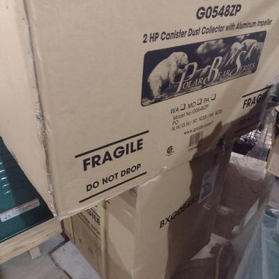 Grizzly Industrial, Inc. Polar Bear Series 2HP Canister Dust Collector G054ZP New in Box