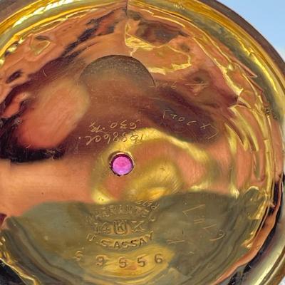 Elgin 14K Pocket Watch with Ruby (B5-SS)