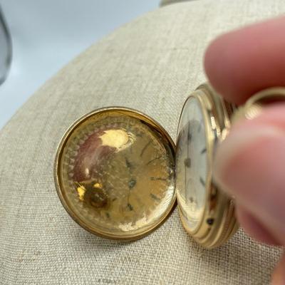 Elgin 14K Pocket Watch with Ruby (B5-SS)