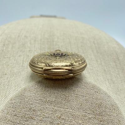 Elgin 14K Pocket Watch with Ruby (B5-SS)