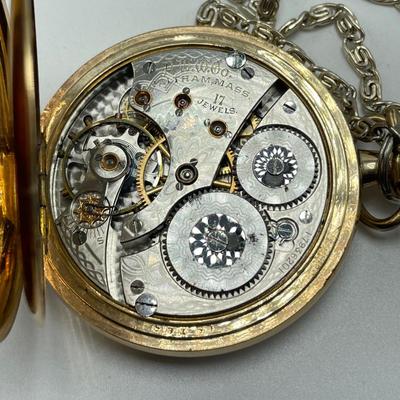 Waltham 17 Jewels Pocket Watch (B5-SS)