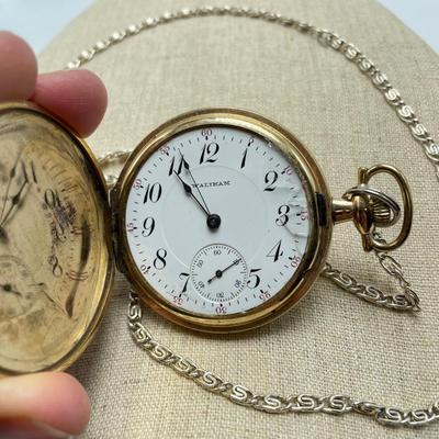 Waltham 17 Jewels Pocket Watch (B5-SS)