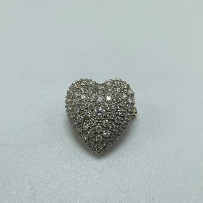 Diamond Pendant-Brooch (B5-SS)