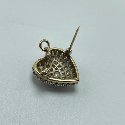 Diamond Pendant-Brooch (B5-SS)