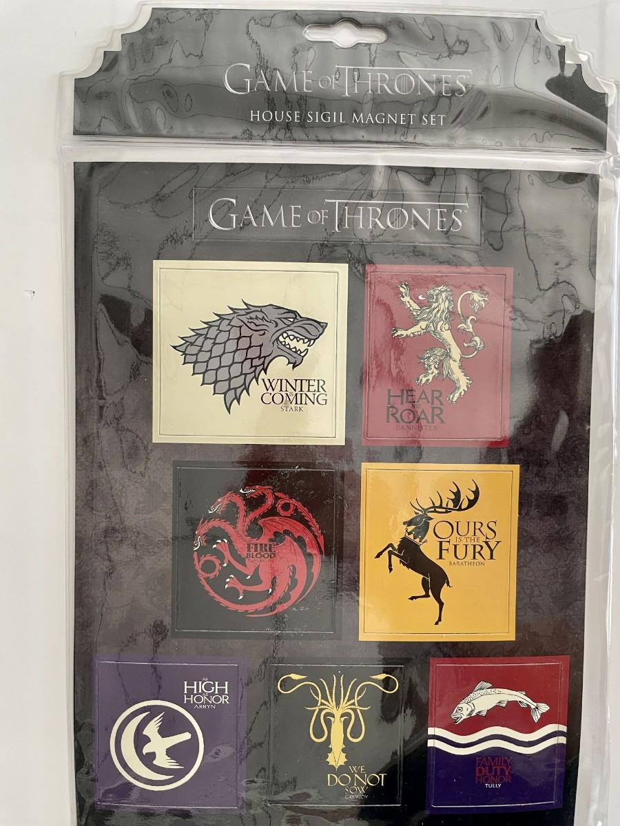 Game of Thrones House Sigil Magnet Set | EstateSales.org