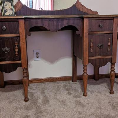 Antique Vanity and Side Table