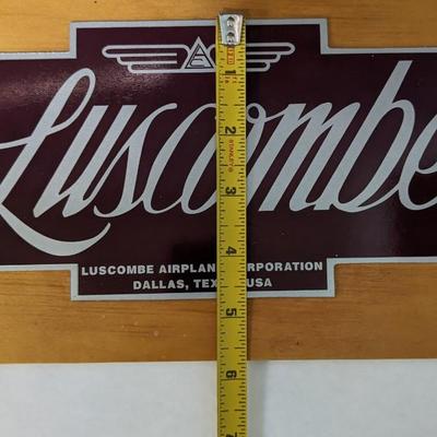 Luscombe Plane Badge and Gauges
