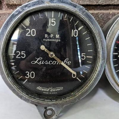 Luscombe Plane Badge and Gauges