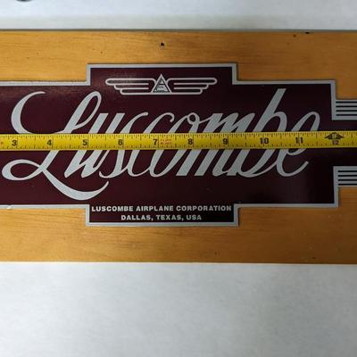 Luscombe Plane Badge and Gauges