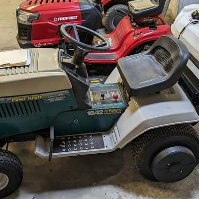 Montgomery Ward Power Krft 46" Lawn Tractor w/ Spot Sprayer