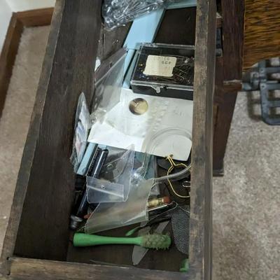 White Rotary Sewing Machine in Original Table 