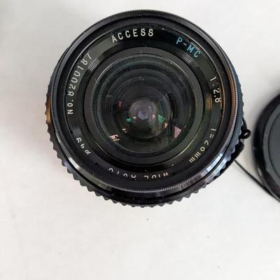 Minolta X-700 SLR Film Camera in Case with Extras!