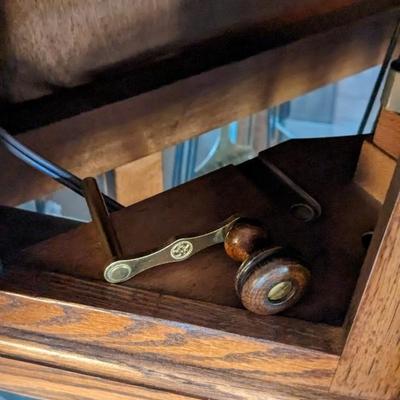 Howard Miller Curio Side Grandfather Clock