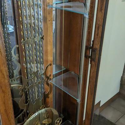 Howard Miller Curio Side Grandfather Clock