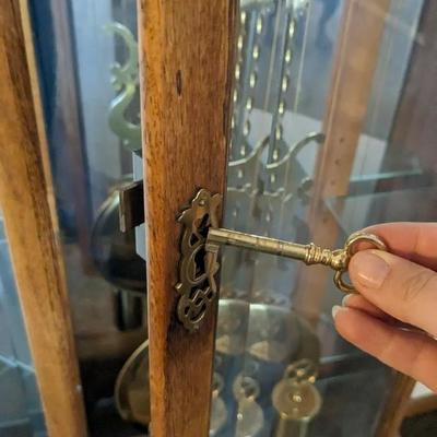 Howard Miller Curio Side Grandfather Clock