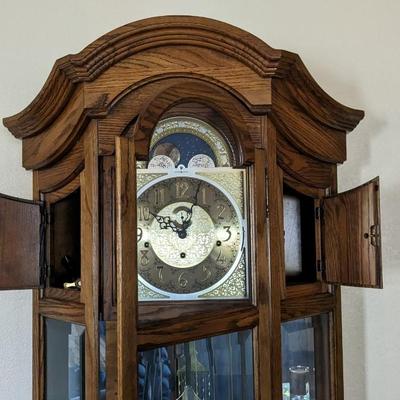 Howard Miller Curio Side Grandfather Clock