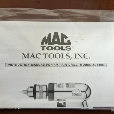Mac Tools AD1400 Pneumatic 1/4" Air Drill