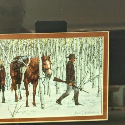 "Two Indian Horses" Framed Bev Doolittle Print