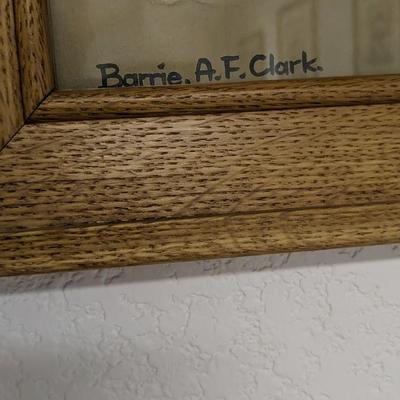 Spitfire by Barrie Clark Framed Lithograph 