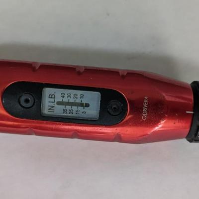 Snap On Adjustable Torque Screwdriver