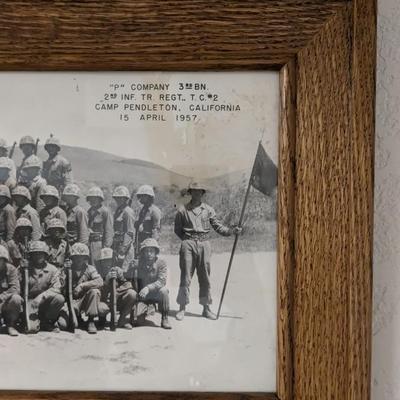 Camp Pendleton 1957 P Company  Brigade Photo