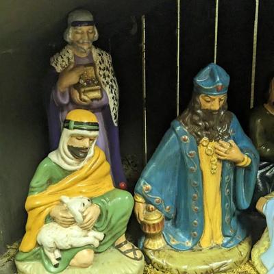 Handcrafted Nativity Scene
