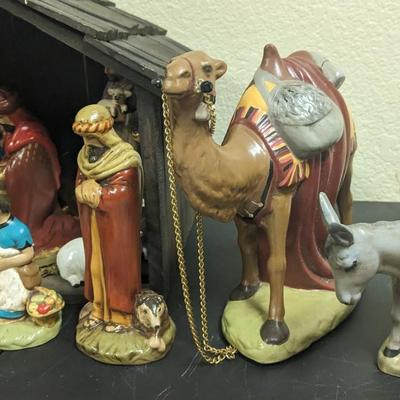 Handcrafted Nativity Scene