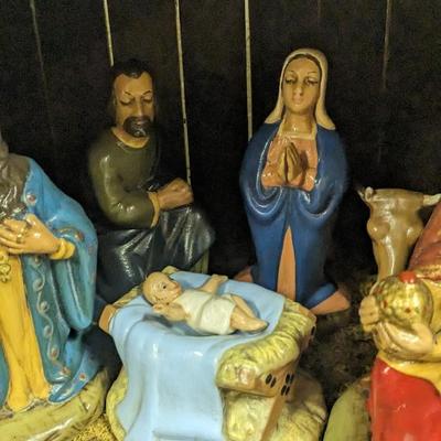 Handcrafted Nativity Scene