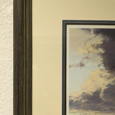 Signed and Numbered Robert Taylor "Thunderbolt Strike" Framed Print