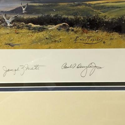 Signed and Numbered Robert Taylor "Thunderbolt Strike" Framed Print