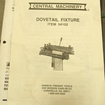 Central Machinery Dovetail Fixture